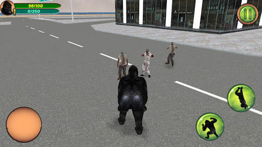 Real Gorilla vs Zombies - City screenshot 5