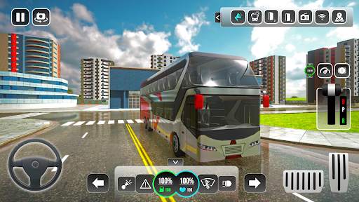 Simulator bus 3d-Permainan bus screenshot 15