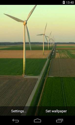 Windmills Video Live Wallpaper screenshot 1