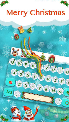 Merry Christmas Keyboard screenshot 3
