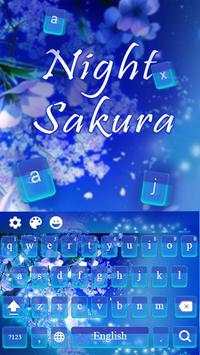 Night Sakura Keyboard screenshot 3