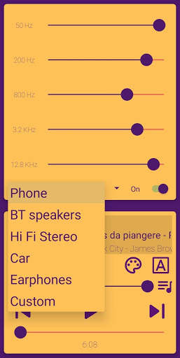 Hi Fi Music Car Player Equalized - Free screenshot 4