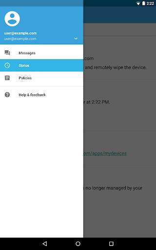 Google Apps Device Policy screenshot 8