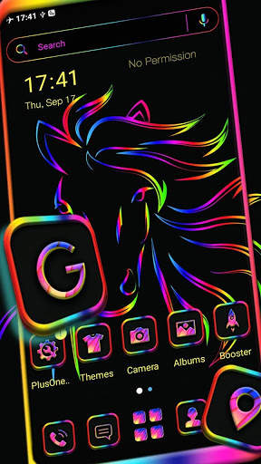 Colorful Horse Theme скриншот 1