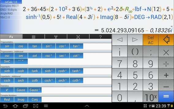 rvCalc Calculator FREE screenshot 10