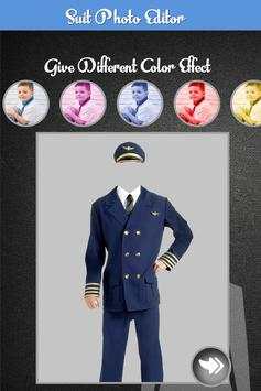 Pilot Man Photo Suit Editor screenshot 4