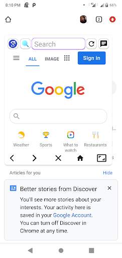 Floating Browser screenshot 2