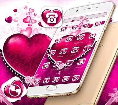 Valentine Love Heart Launcher Theme 💖 screenshot 3
