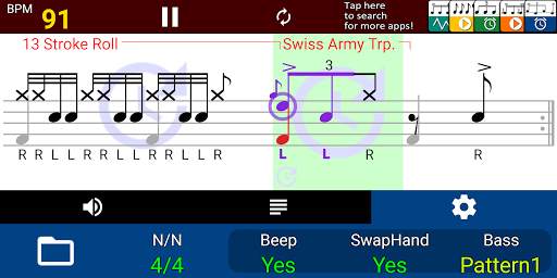 Drum Rudiment Player screenshot 3