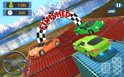 Mega ramp car driving - impossible car flip screenshot 14