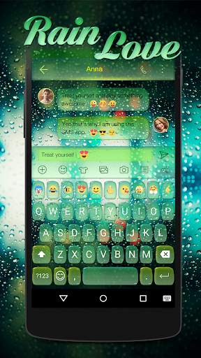 Glass Water Keyboard Theme screenshot 2