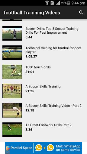 Football Training Videos screenshot 2
