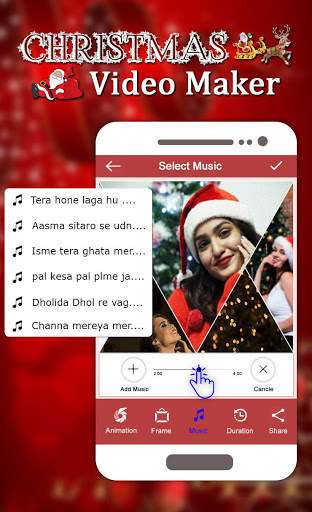 Christmas Video Maker , Christmas Slideshow Maker screenshot 4