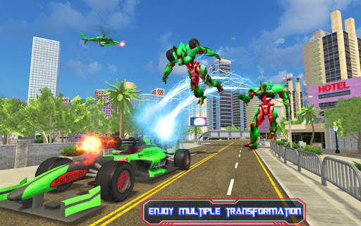 Bus Robot Formula Car Transformation War Game 2021 screenshot 2