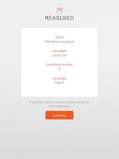 Measured Examinator screenshot 1
