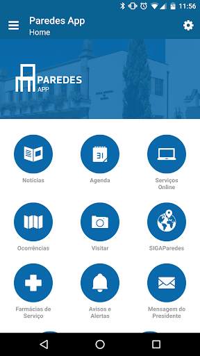 Paredes App screenshot 1