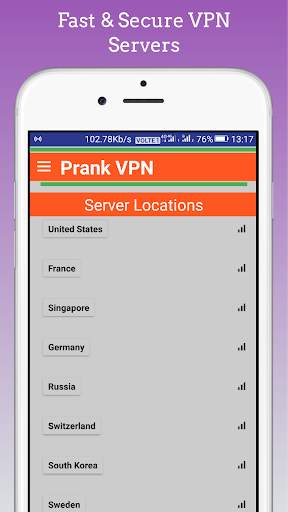 Prank VPN-Free Unlimited VPN-Entertainment VPN screenshot 1