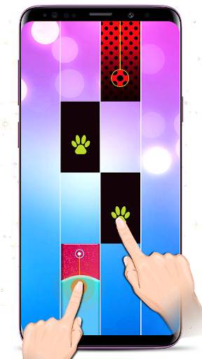 Piano Ladybug Noir tiles screenshot 3