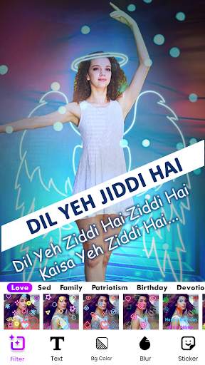 Vido Lyrical Video Status Maker - Vido Video Apps screenshot 2