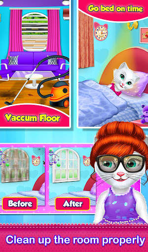 Kitty Daily Activities Game screenshot 3