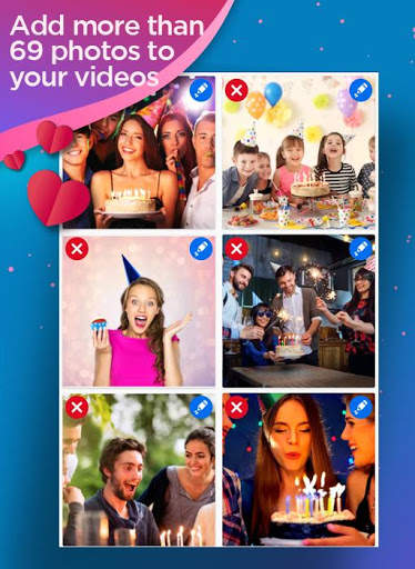 Happy birthday 🎂 video maker скриншот 3