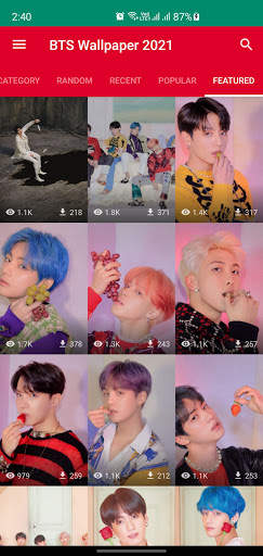 BTS Wallpaper 2021 (HD 4K) : Lockscreen and Theme screenshot 7