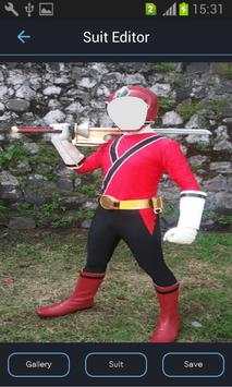Ranger Costume Photo Suit Editor 3 تصوير الشاشة