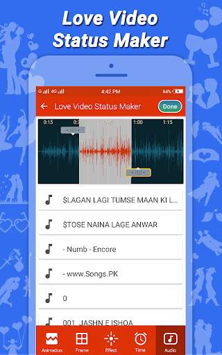 Love Video Status Maker & Video Maker With Music screenshot 5