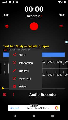 Sound Recorder Free : Record Sound mp3 Voice Audio screenshot 2