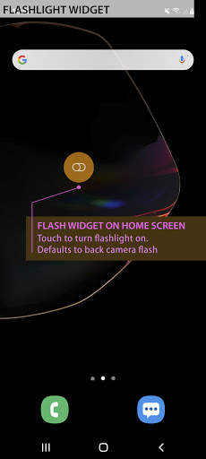 TacLight - flashlight   widget, compass, GPS screenshot 3