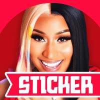 Nicki Minaj Stickers for Whatsapp & Signal logo
