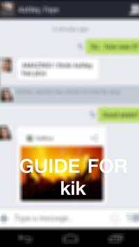 Guide for Kik Messenger screenshot 2