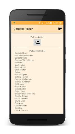 Contact Picker Demo screenshot 4