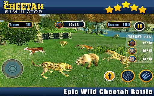 Angry Cheetah Wild Attack Sim screenshot 12