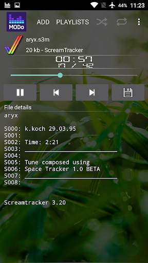Modo - Computer Music Player 3 تصوير الشاشة