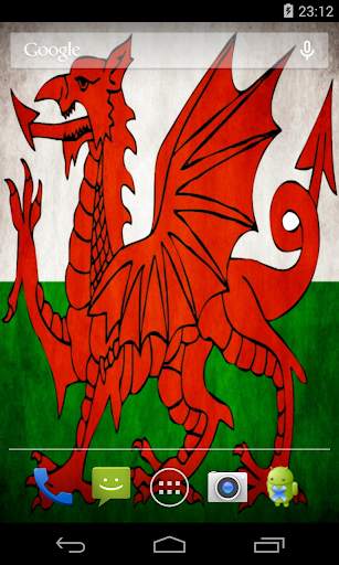 Flag of Wales Live Wallpaper screenshot 3