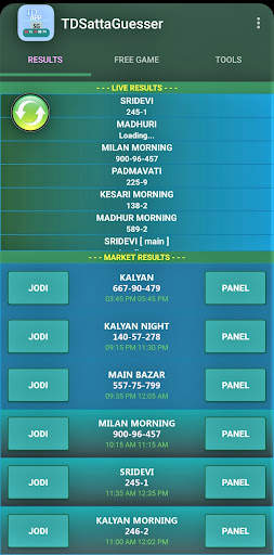 SattaMatka Result and Guesser screenshot 1