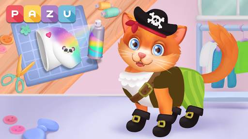Cat game - Pet Care & Dress up Games for kids screenshot 2