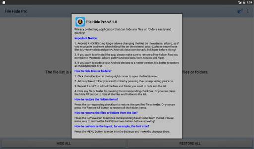 File Hide Pro-Hide Pics,Videos 16 تصوير الشاشة