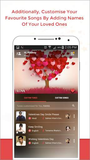 Caller Tunes, Celebrities & Songs screenshot 4