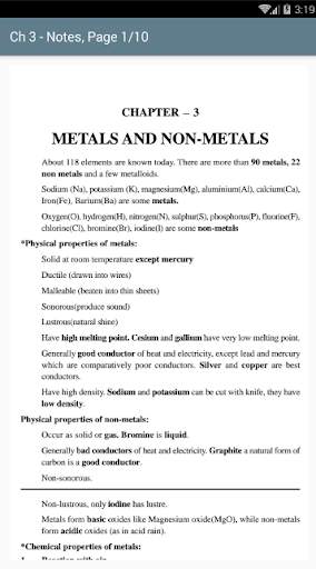 Study Knowledge Notes - Class 10 Science Notes screenshot 7