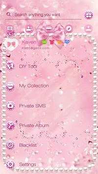 GO SMS PINK DIAMOND THEME screenshot 5