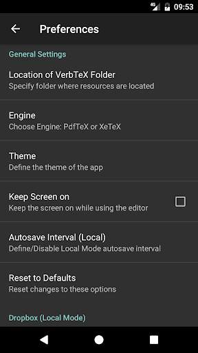 VerbTeX LaTeX Editor 4 تصوير الشاشة