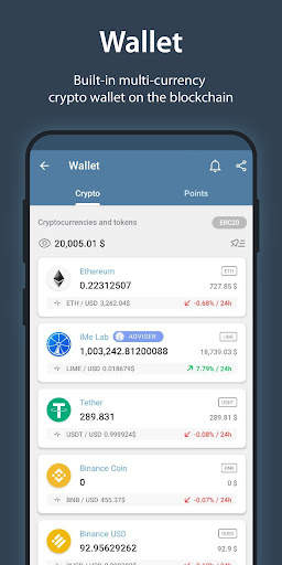 iMe Messenger & Crypto Wallet screenshot 6