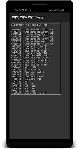 wps wpa tester لاختبار الواي فاي 4 تصوير الشاشة