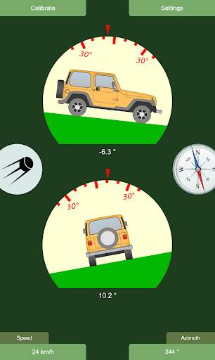 Inclinometer, speedometer free screenshot 3