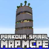 Map Parkour Spiral for Minecraft PE 1.0.1