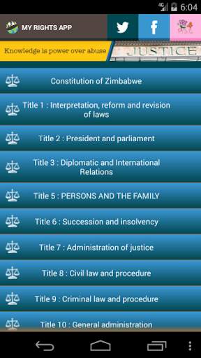 Zimbabwe Laws App screenshot 3