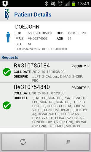 Lancet Labs Mobile screenshot 2