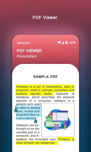 Documents Viewer Pdf Viewer Doc Reader for Android screenshot 6